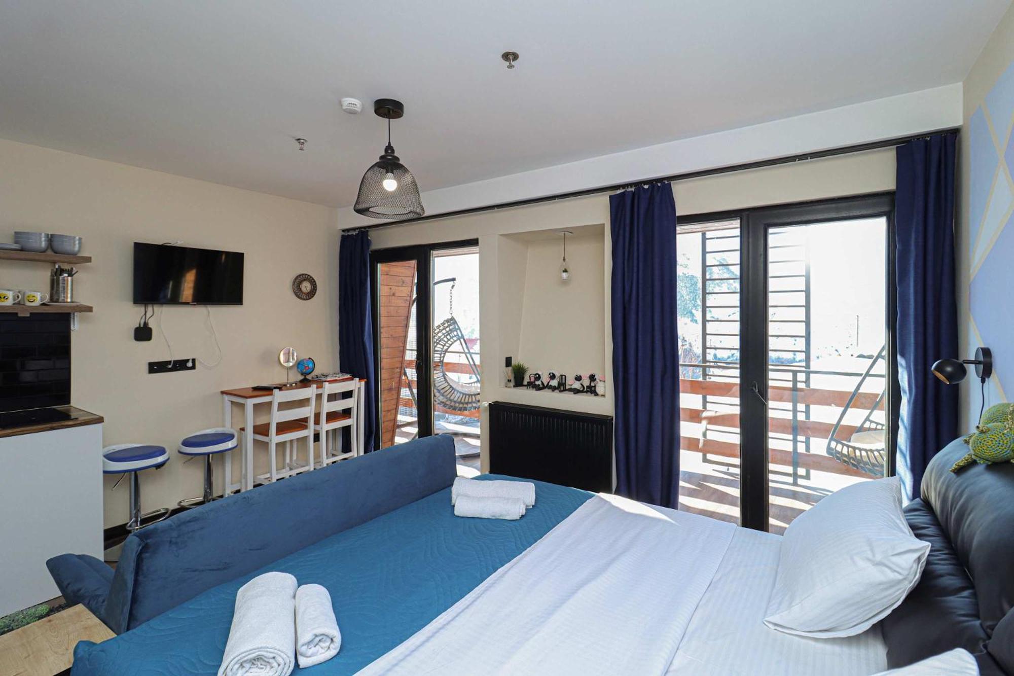 Stylish Studio Apartment With Balcony Gudauri Exterior foto