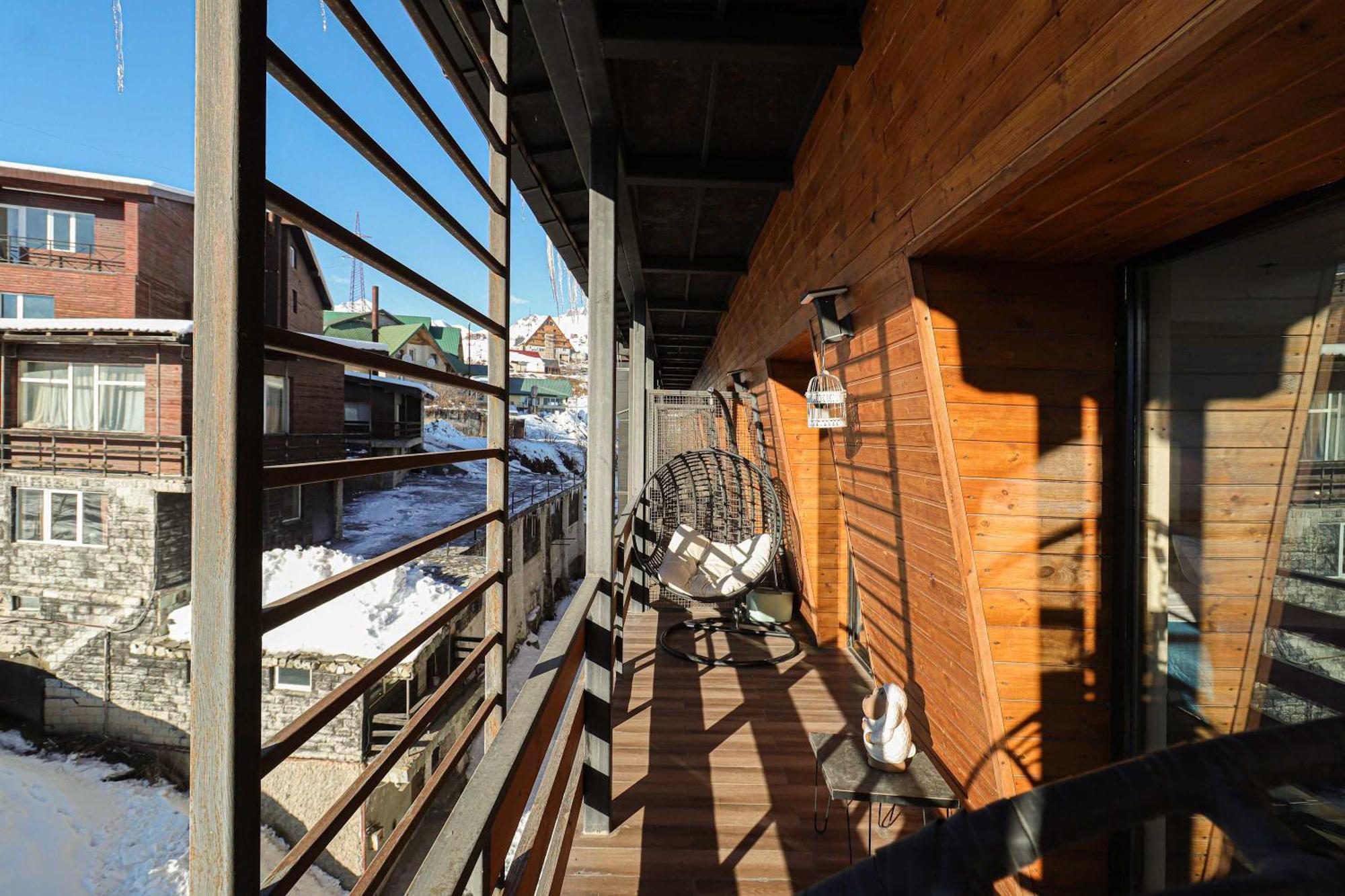 Stylish Studio Apartment With Balcony Gudauri Exterior foto